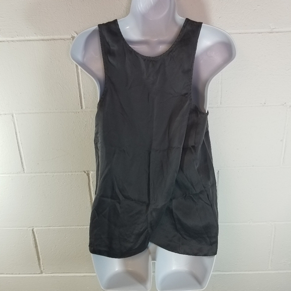 Lunya meditative slate gray washable tulip back tank top - Picture 10 of 10